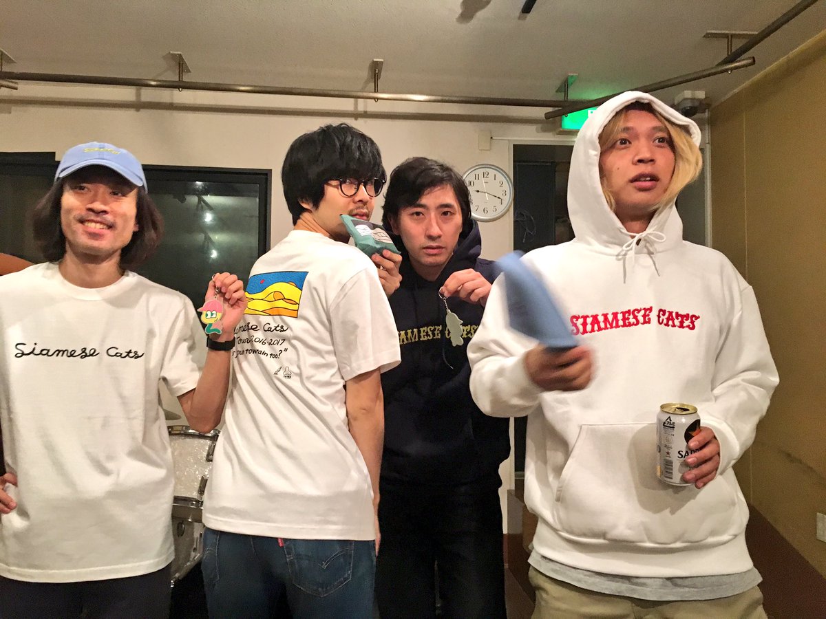 シャムキャッツ2016-2017新ツアーグッズ